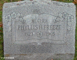 Phyllis Hope <I>Stroup</I> Freeze 