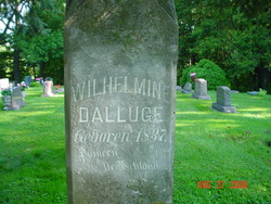 Wilhelmine <I>Rathke</I> Dalluge 