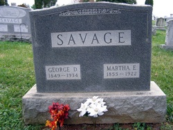 Martha Elizabeth <I>Ballenger</I> Savage 