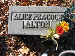 Alice <I>Peacock</I> Alton 