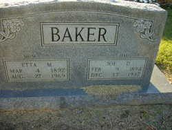 Etta May <I>Heath</I> Baker 