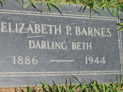 Elizabeth Pearl <I>Hatch</I> Barnes 