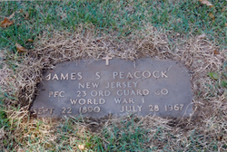 Pvt James Samuel Peacock 