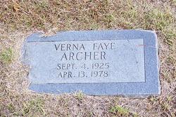Verna Faye <I>Brooks</I> Archer 
