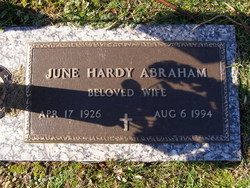 June <I>Hardy</I> Abraham 