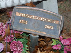 Barbara Jean <I>Jenkins</I> Blackwell 