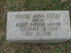 Phebe Anna <I>Cutler</I> Salmon 
