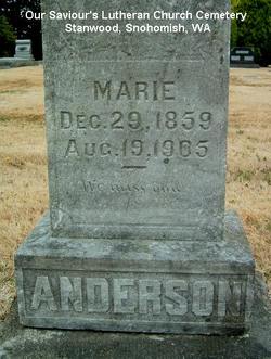 Marie “Mary” <I>Olson</I> Anderson 