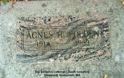 Agnes H <I>Husby</I> Folden 