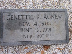 Genette “Nettie” <I>Rogers</I> Agnew 
