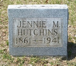 Jennie M <I>Hawkins</I> Hutchins 