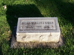 Ellen Huldah <I>Wolcott</I> Baker 