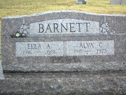 Ella Augustine <I>Barnes</I> Barnett 