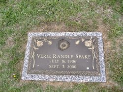 Verie <I>Randle</I> Spake 