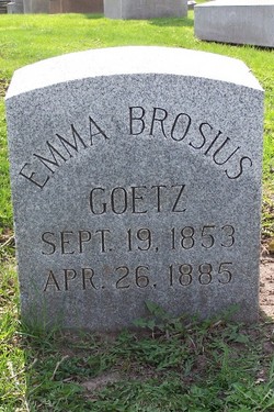 Emma <I>Brosius</I> Goetz 