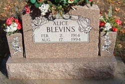 Alice <I>Short</I> Blevins 