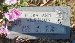Flora Ann <I>Alberson</I> Wilkinson 
