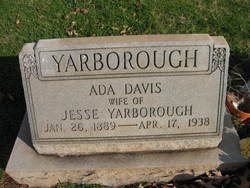 Ada <I>Davis</I> Yarborough 