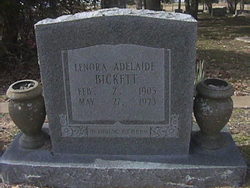 Lenora Adelaide Bickett 