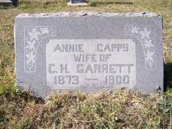 Annie <I>Capps</I> Garrett 