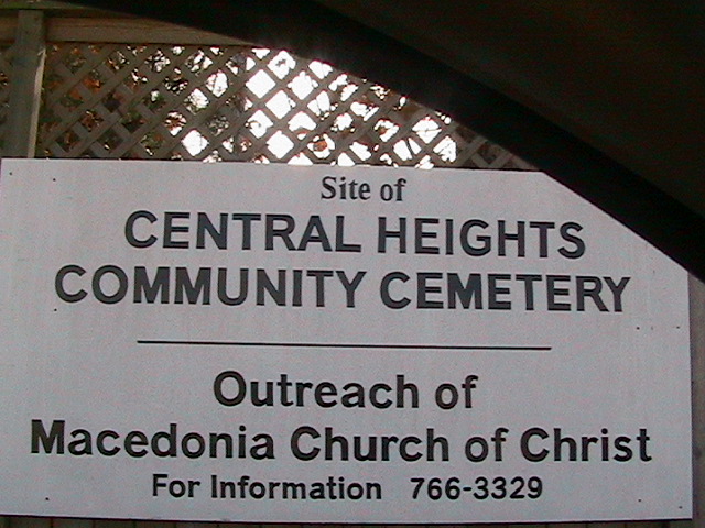 Central Heights Community Cemetery