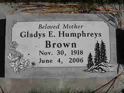 Gladys Eleanor <I>Humphreys</I> Brown 