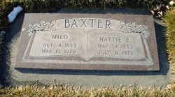 Harriet Edith “Hattie” <I>Bailey</I> Baxter 