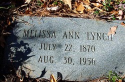 Melissa Ann “Lissie” <I>Faulkner</I> Lynch 