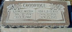 George Milton Goodridge 