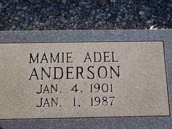 Mamie Adel <I>Parks</I> Anderson 