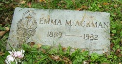 Emma M. Ackman 