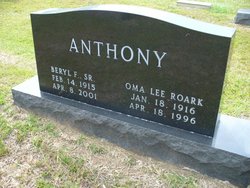 Oma Lee <I>Roark</I> Anthony 
