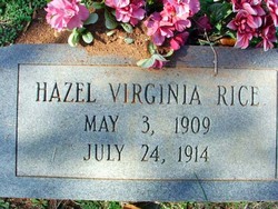 Hazel Virginia Rice 