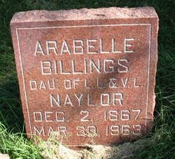 Arabelle <I>Naylor</I> Billings 