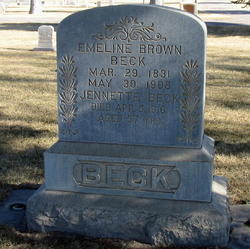 Emiline <I>Brown</I> Beck 