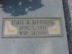 Ethel Lee <I>Blount</I> Birdsong 