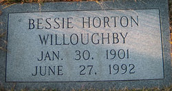 Bessie Holloman <I>Horton</I> Willoughby 