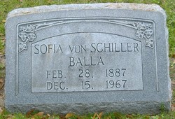 Sofia <I>Von Schiller</I> Balla 