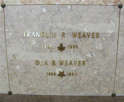 Franklin Ray Weaver 