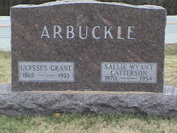 Sallie Wyant <I>Catterson</I> Arbuckle 