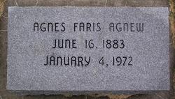 Agnes Nona <I>Faris</I> Agnew 