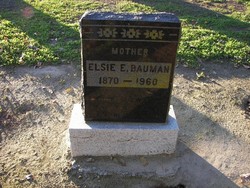 Elsie E <I>Edgecomb</I> Bauman 