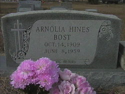 Arnolia <I>Hines</I> Bost 