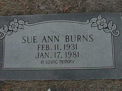 Mary Sue Ann <I>Campbell</I> Burns 