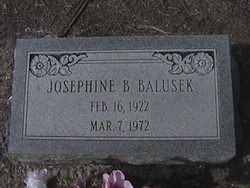 Josephine B Balusek 