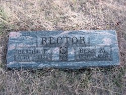 Bertha Elnora <I>Willson</I> Rector 