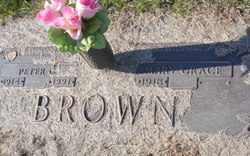 Mary Grace <I>Denton</I> Brown 