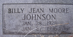 Billy Jean <I>Moore</I> Johnson 