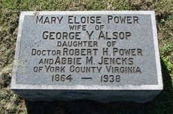 Mrs Mary Eloise <I>Power</I> Alsop 