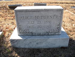Alice <I>White</I> Turner 